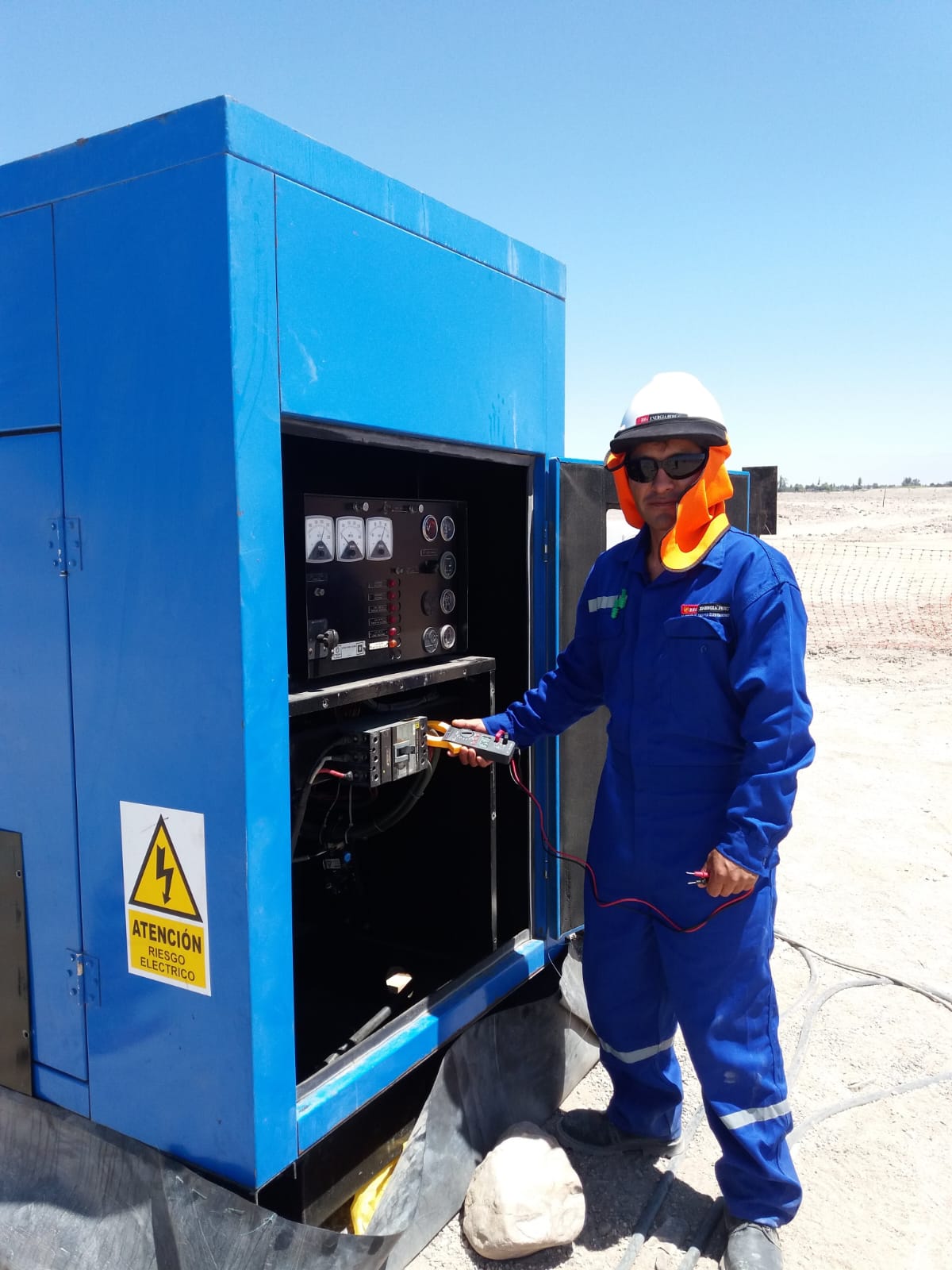 Sincronismo de grupos electrógenos en minería - foto 1